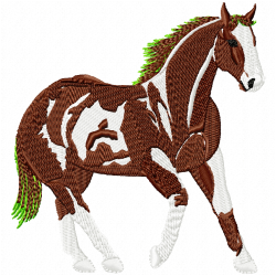 Horses Embroidery Design 12 Horses Embroidery Design 12